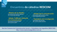 REDCOM promueve encuentros de cátedras durante todo el 2014