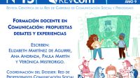 Nuevo dossier de REVCOM sobre formación docente en comunicación.