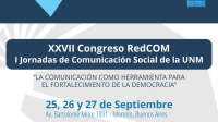 XXVIII CONGRESO REDCOM – Provisorio Programa