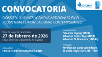 Nuevo dossier de RevCom: «Las inteligencias artificiales en el ecosistema comunicacional contemporáneo»